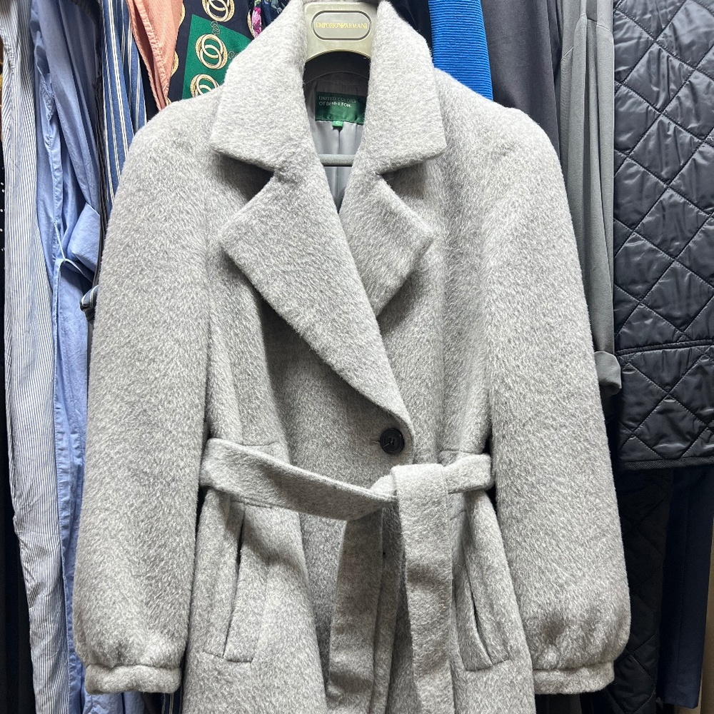 Benetton wool coat.
